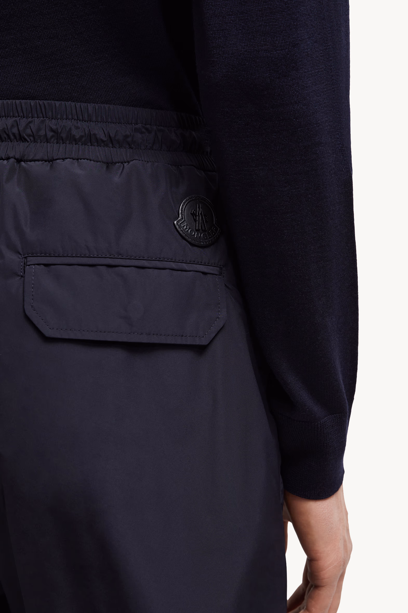 Pantalon de survêtement déperlant Bleu Moncler 6